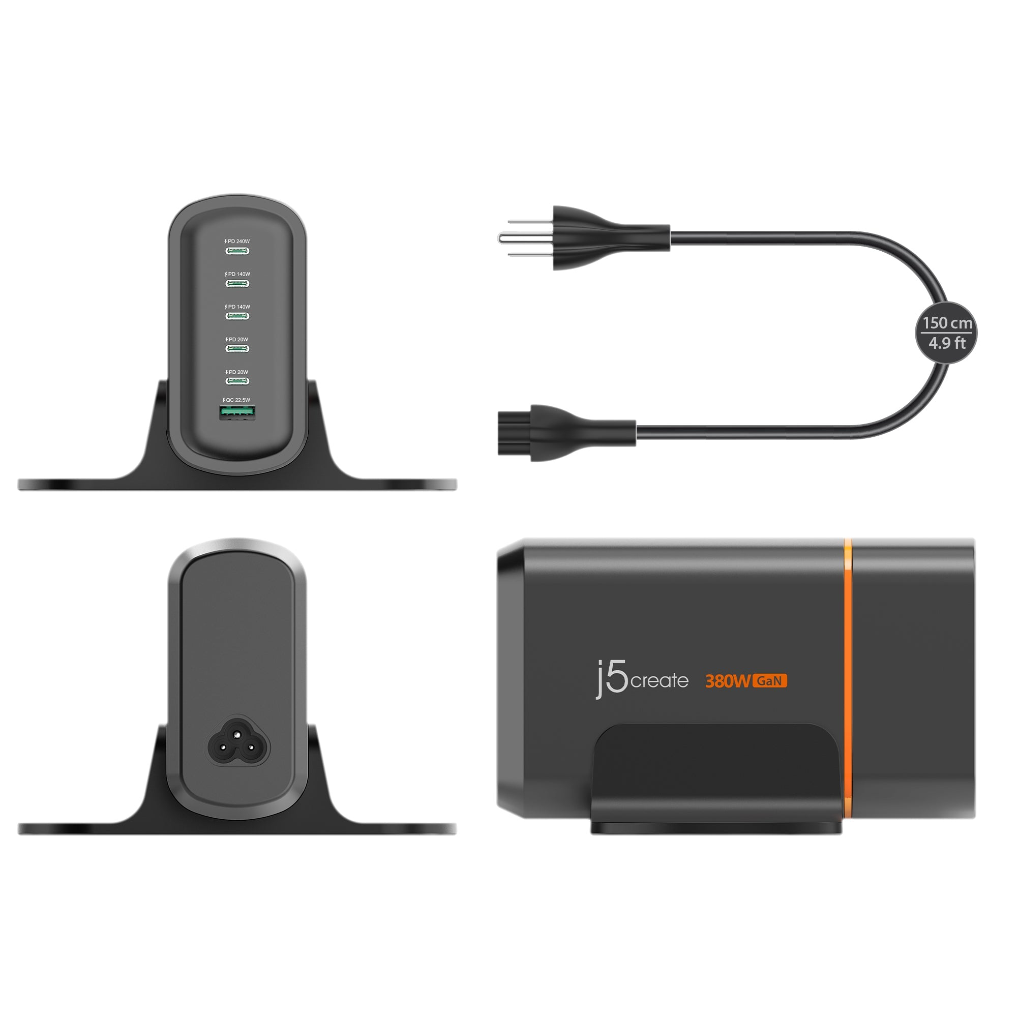 j5create JUP67380 mobile device charger Universal Black AC Indoor – image 3
