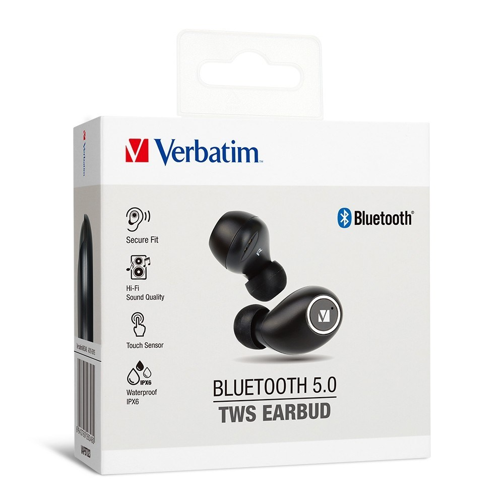 Verbatim 66348 headphones/headset True Wireless Stereo (TWS) In-ear Calls/Music Bluetooth Black – image 6