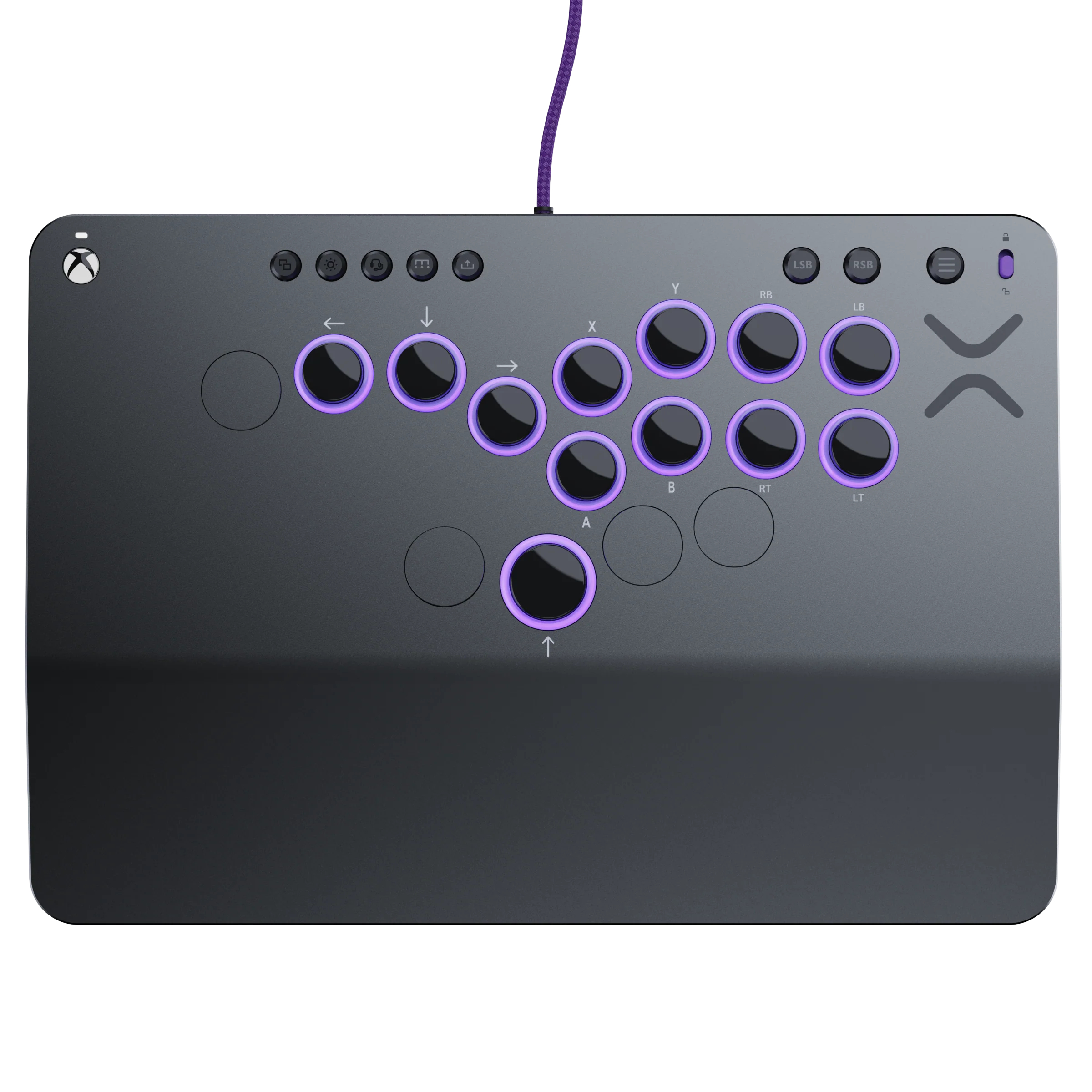 PDP Victrix Pro KO Leverless Fight Stick Grigio USB Fight-stick PC, Xbox Series S, Xbox Series X