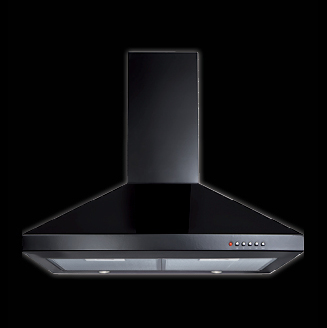CDA ECH71 Wall-mounted Black 427 m³/h