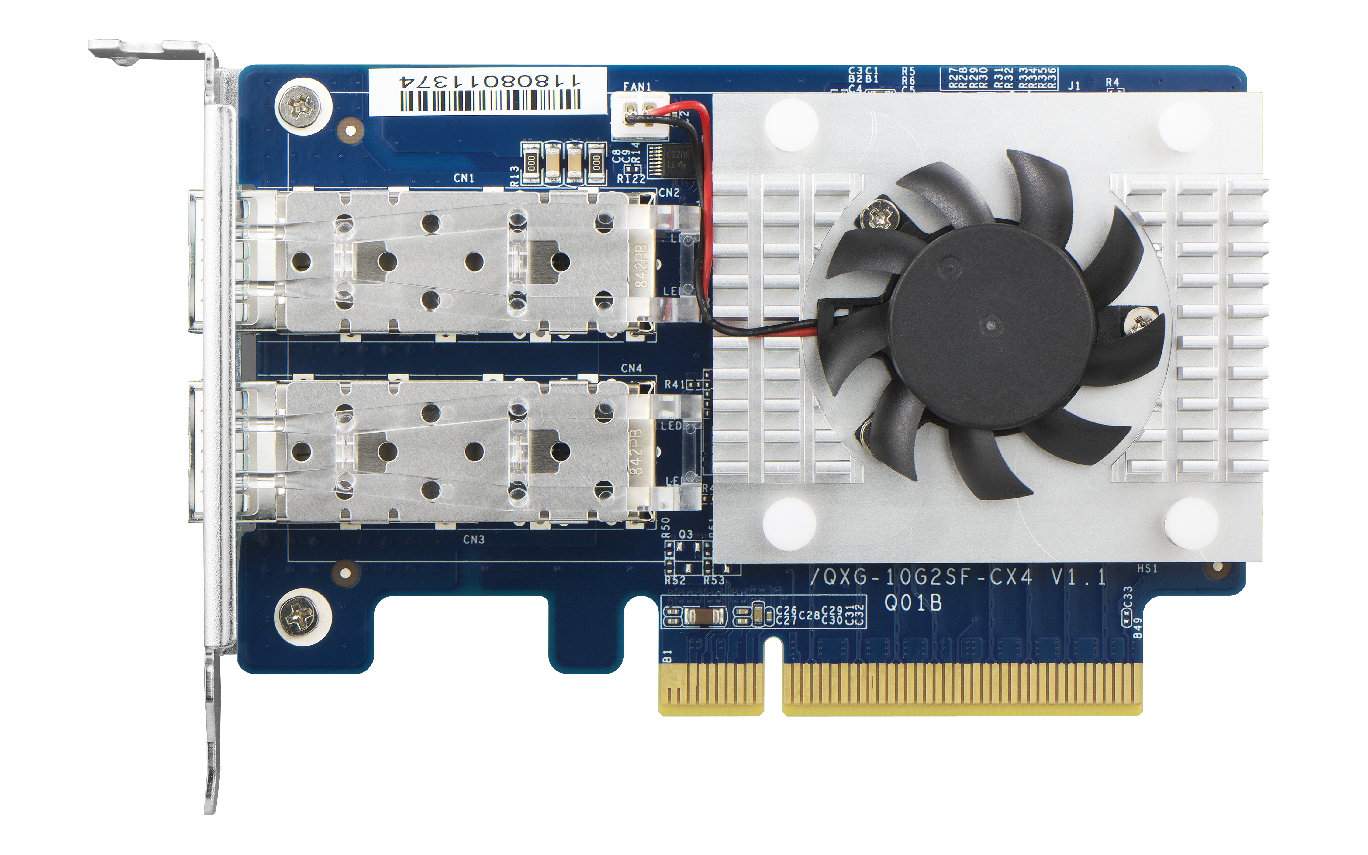 QNAP QXG-10G2SF-CX4 network card Internal Ethernet 1000 Mbit/s