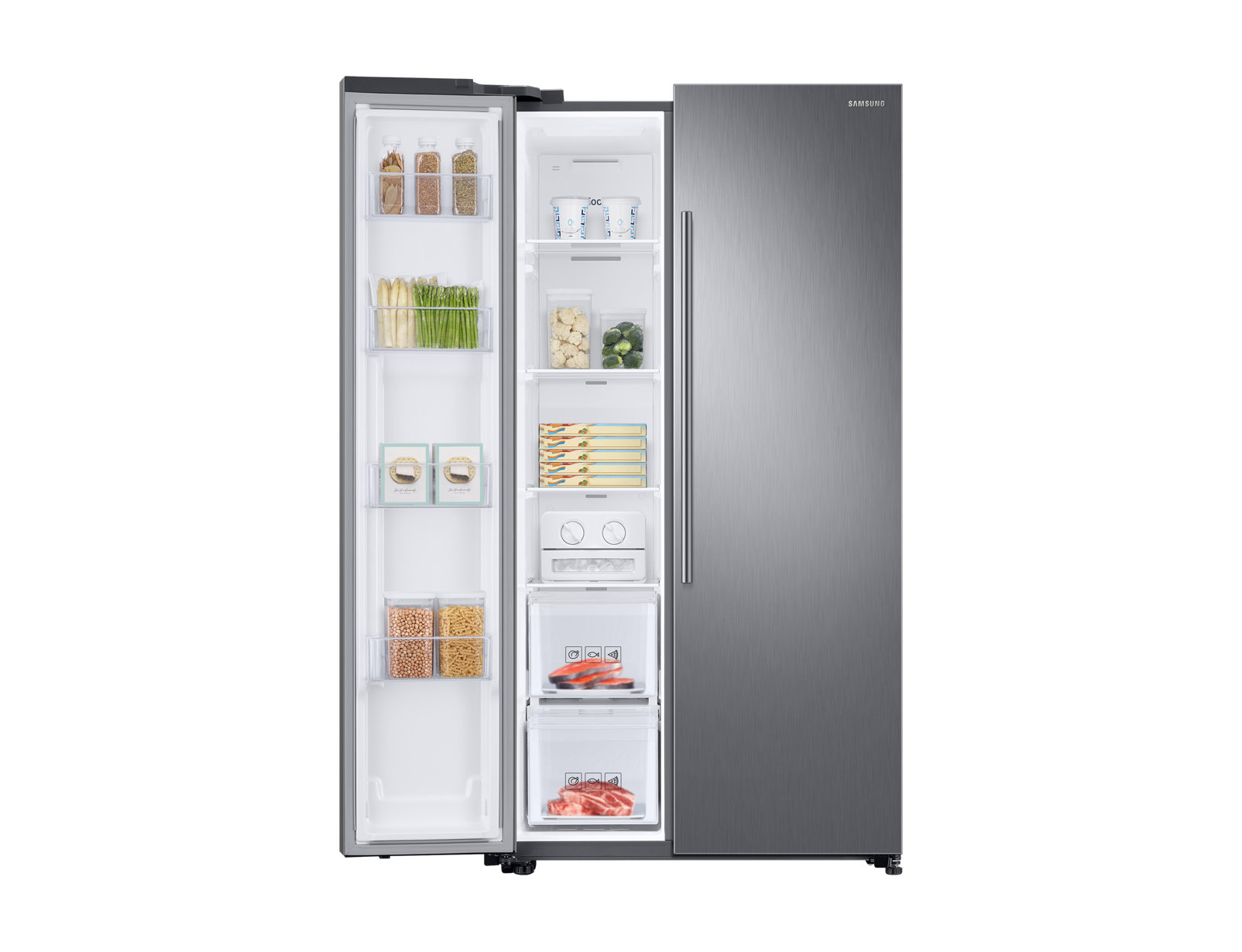 Samsung RS66N8101S9/WS side-by-side refrigerator Freestanding – image 7