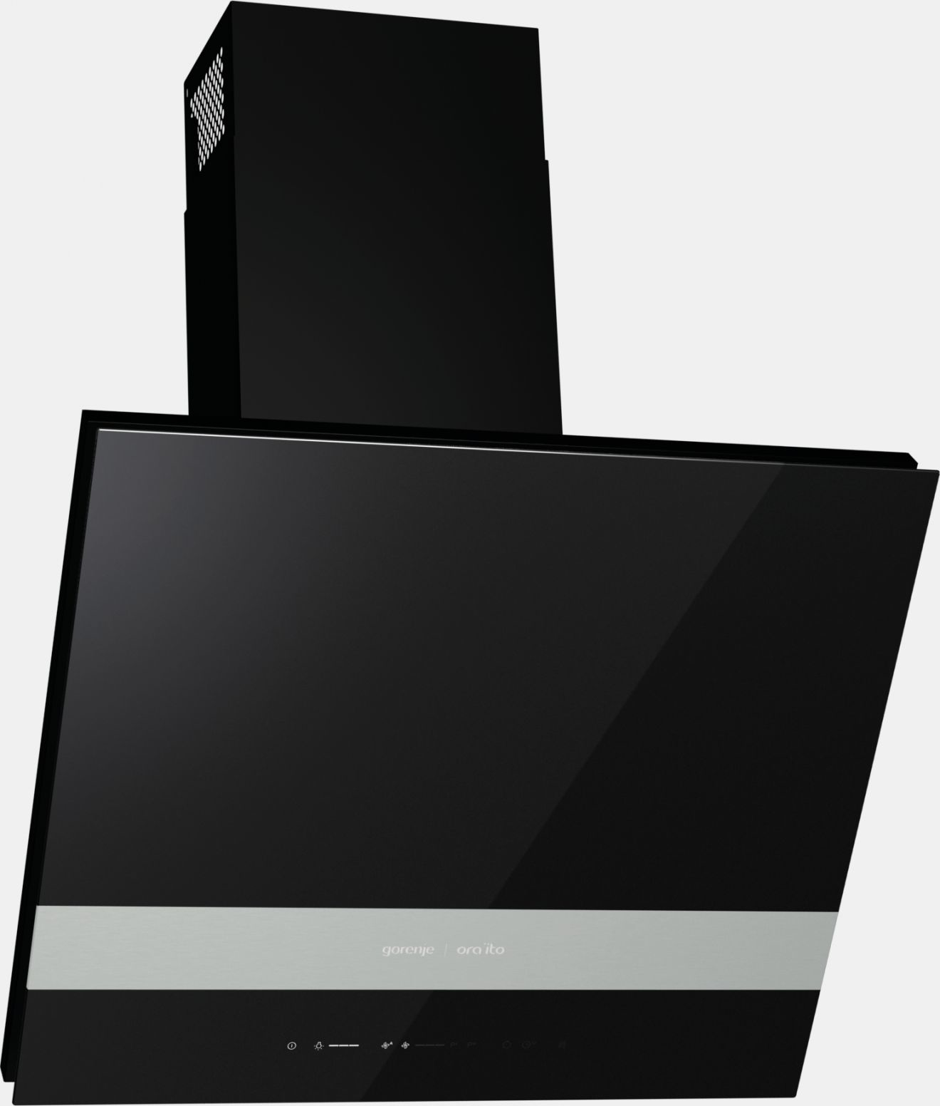 Gorenje WHI643ORAB cooker hood Wall-mounted Black 740 m³/h