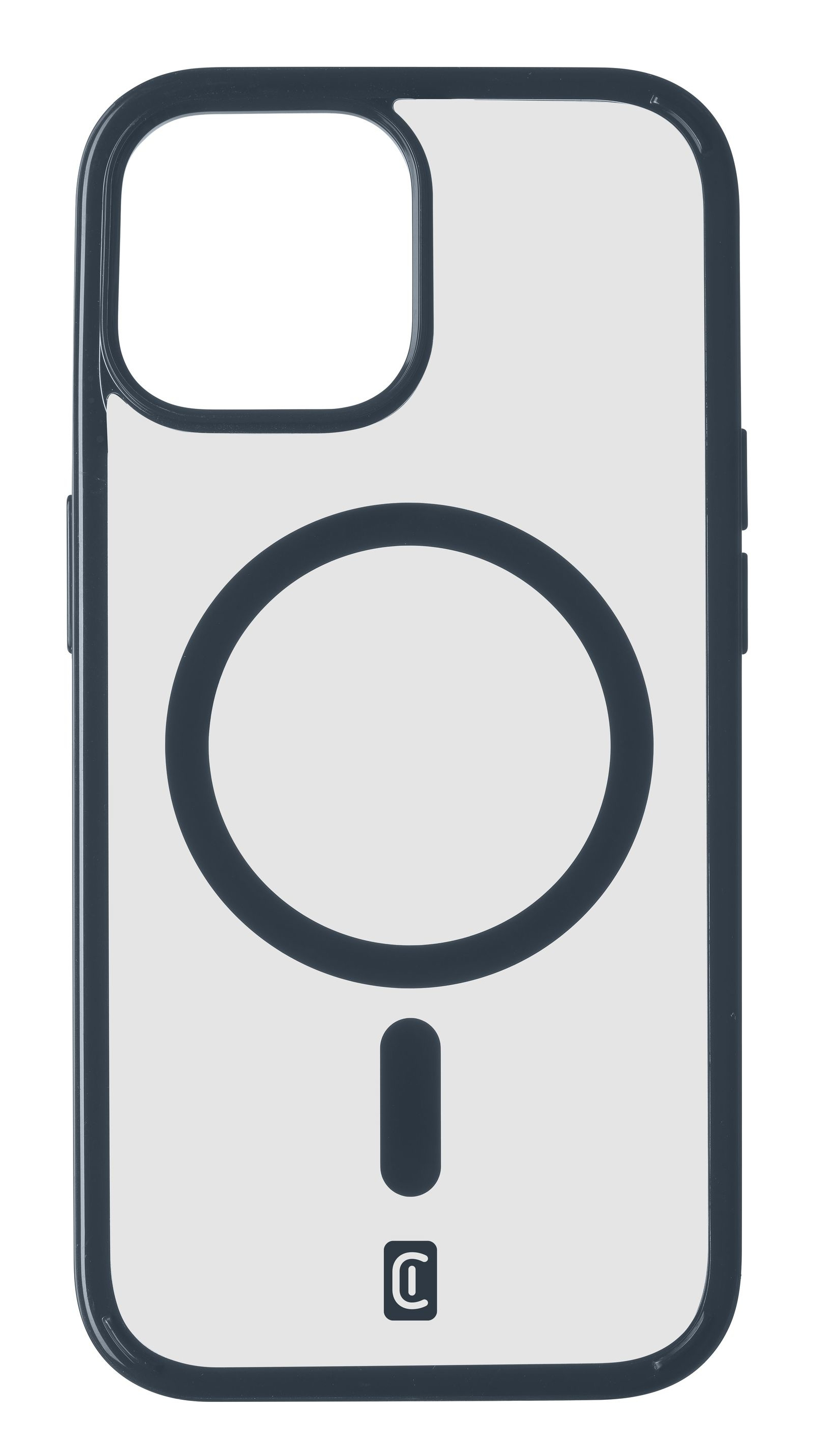 Cellularline Pop Mag - iPhone 15 Transparent case with coloured edges compatible with Magsafe ecosystem – image 1