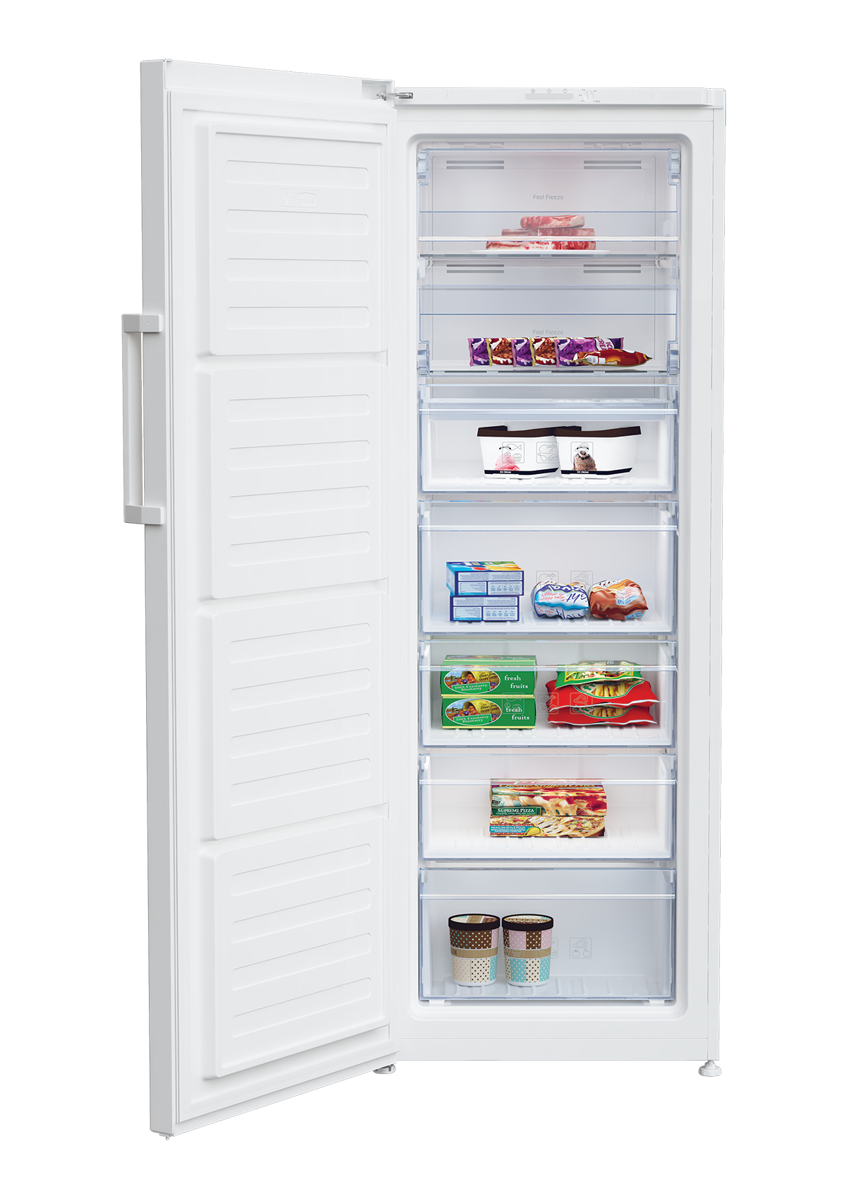 Beko FFP1671W Freestanding Tall Frost Free Freezer with Freezer Guard – image 3