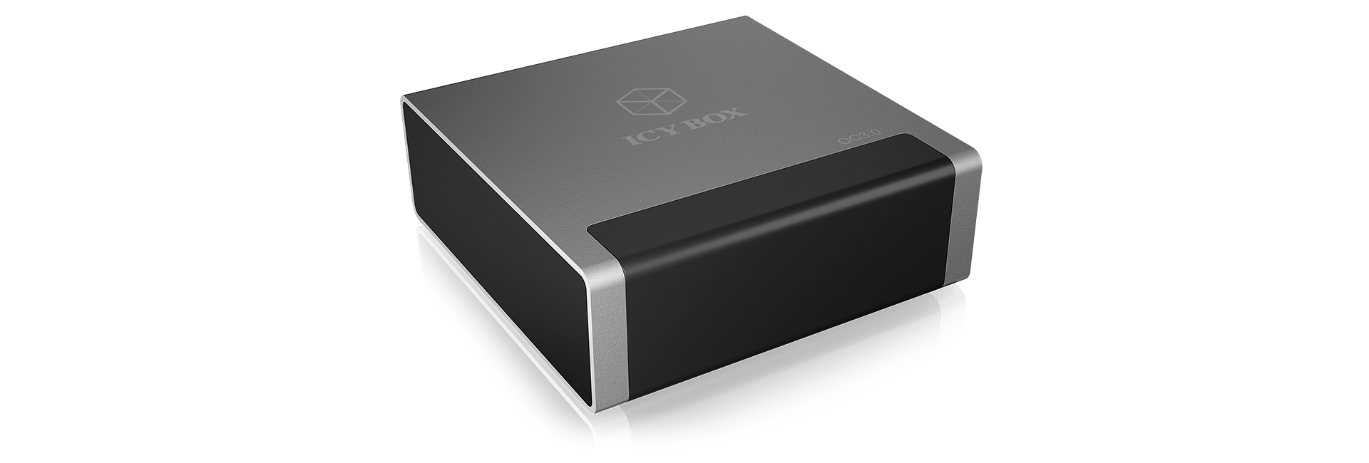ICY BOX IB-CH405-QC3 Universal Anthracite USB Indoor