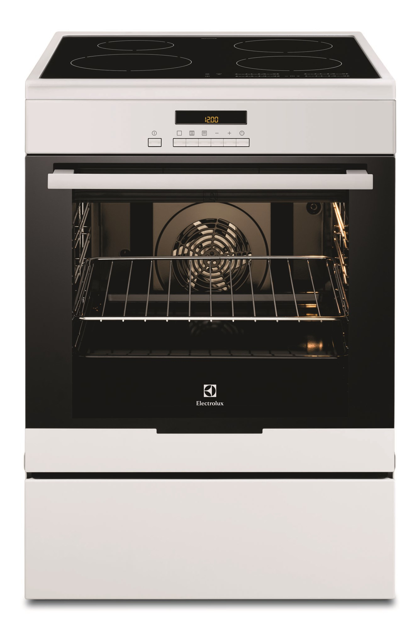 Electrolux EKI6771COW Freestanding cooker Electric Zone induction hob White – image 1