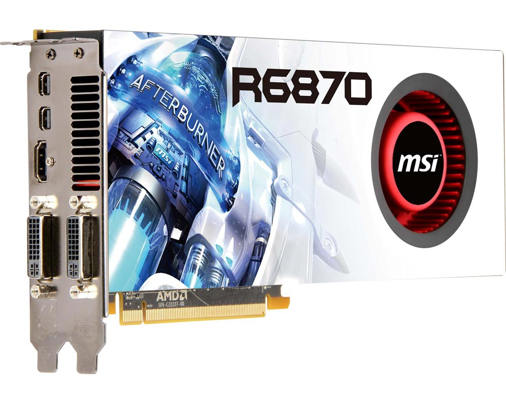 MSI R6870-2PM2D1GD5 graphics card AMD – image 2