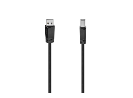 Hama 00200602 USB кабель USB 2.0 1,5 m USB A USB B 0,48 Gbit/s Черный