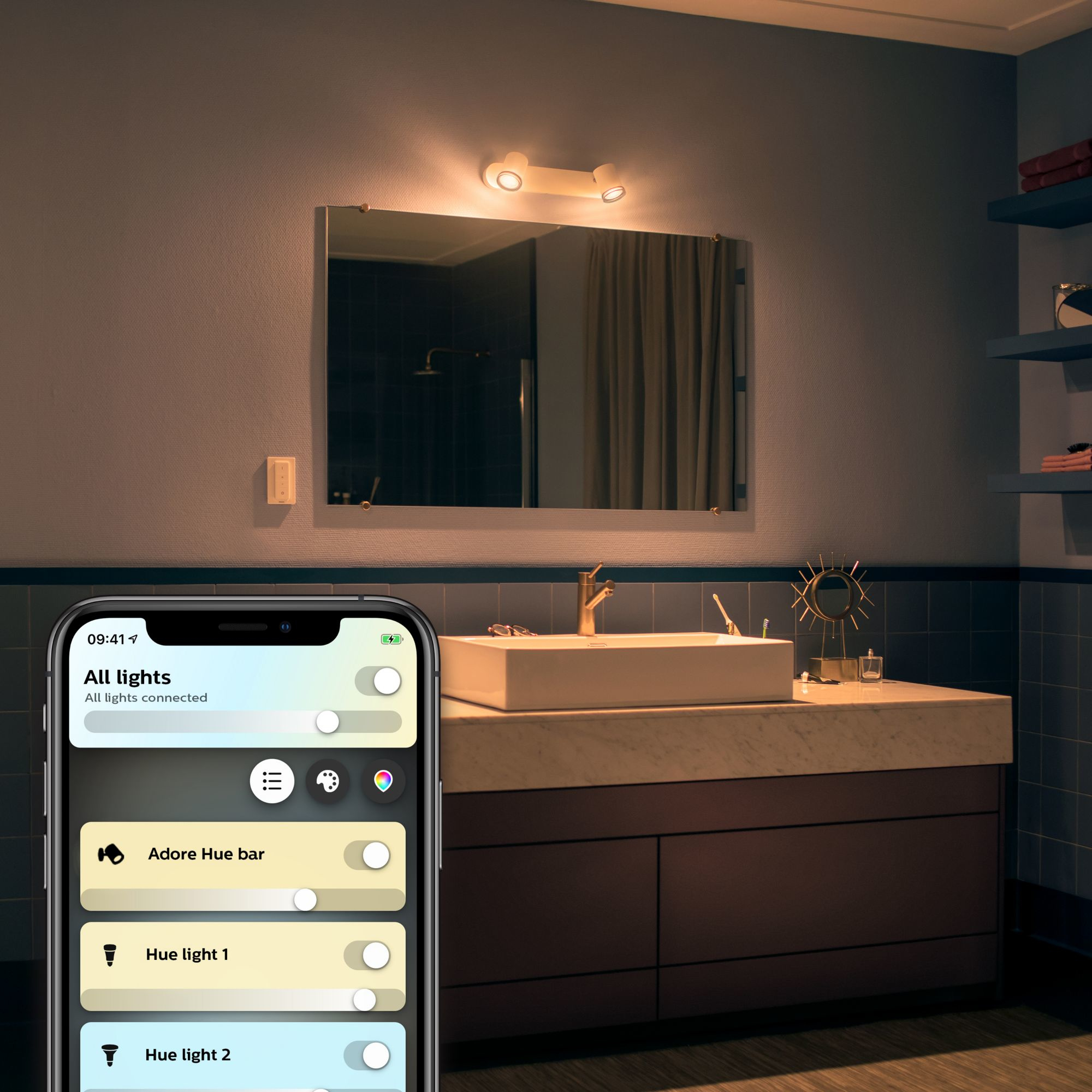 Philips by Signify Philips Hue White ambience Adore Bathroom spot light – image 7