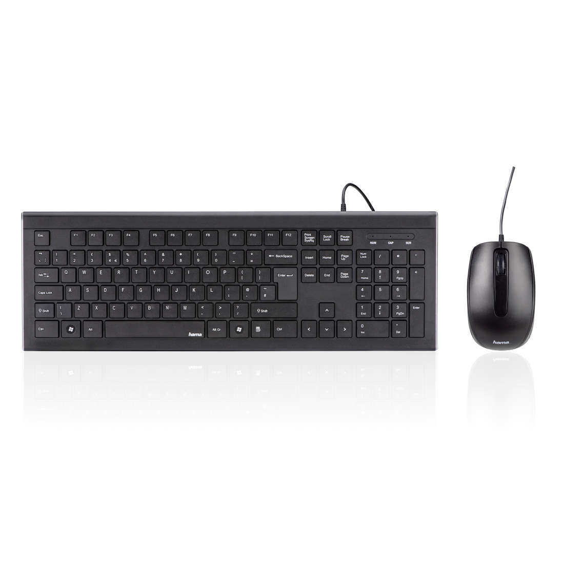 Hama 73134958 keyboard Mouse included Universal USB UK English Black – image 5