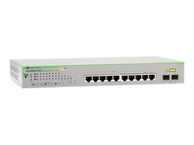 Allied Telesis AT-GS950/10PS Managed Gigabit Ethernet (10/100/1000) Power over Ethernet (PoE) Green, Grey