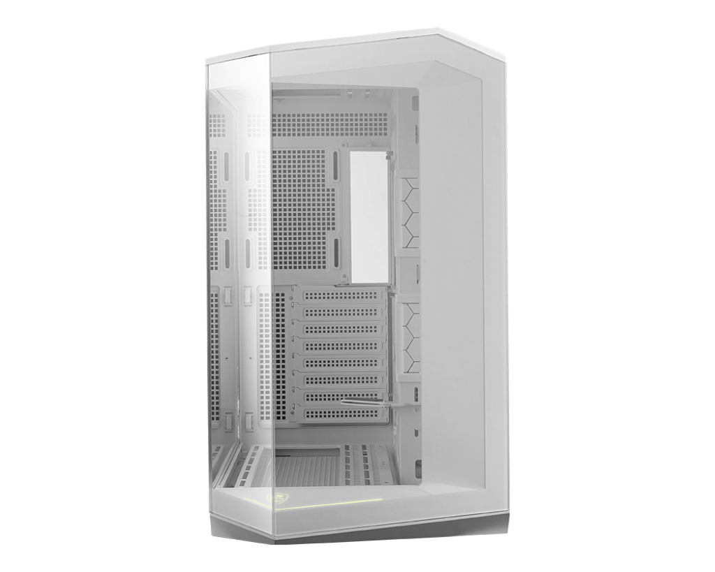 Gabinete Gamer MSI MAG PANO 100L PZ WHITE - Media Torre - ATX/Micro-ATX/Mini-ITX - Panel Lateral - Blanco - MAG PANO 100L PZ WHITE