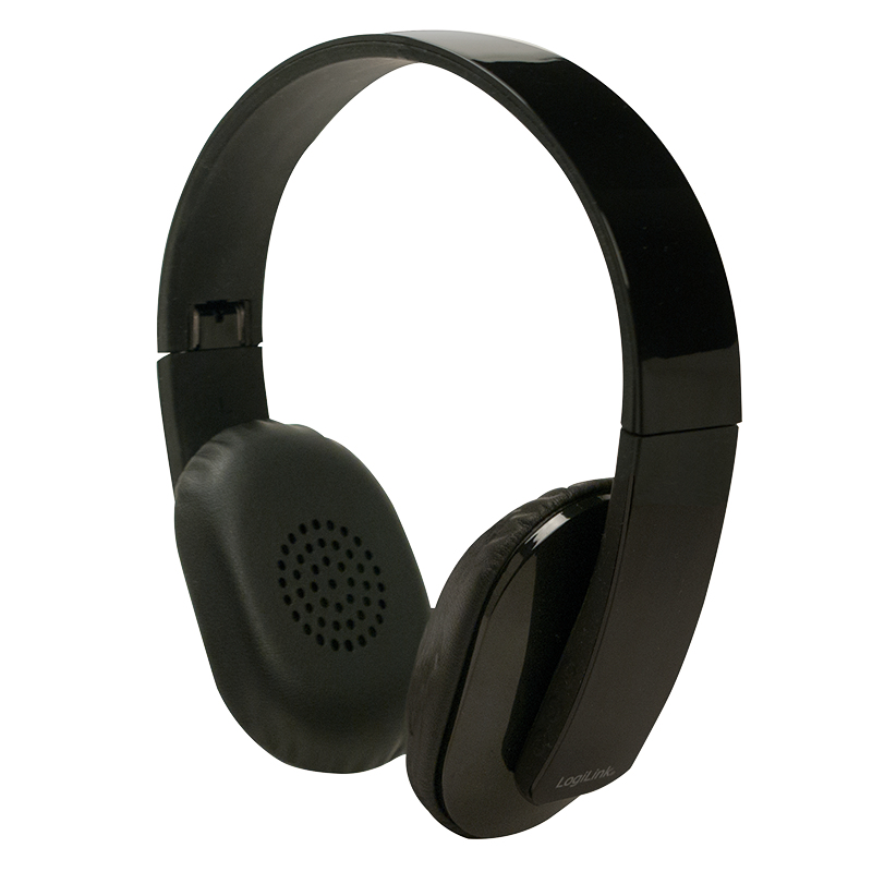 LogiLink BT0030 headphones/headset Wireless Head-band Calls/Music Bluetooth Black – image 1