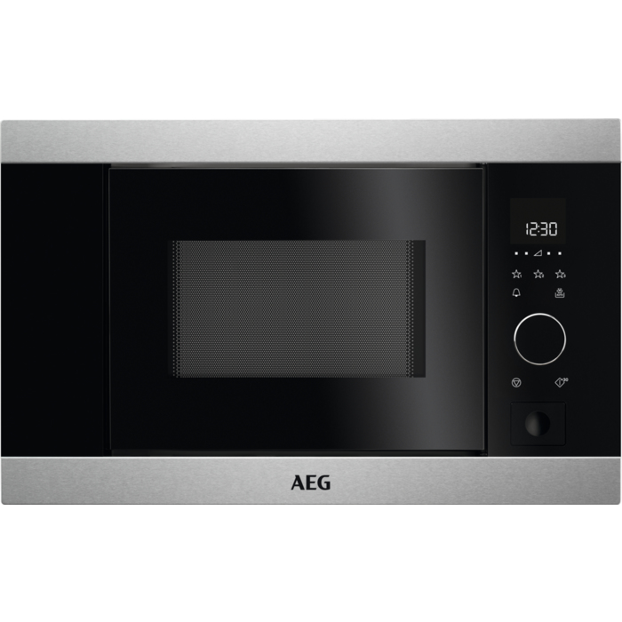 AEG MBB1756S-M Black, Stainless steel Solo microwave Built-in