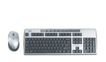 HP Easy Access Wireless Keyboard w/ Mouse – image 1