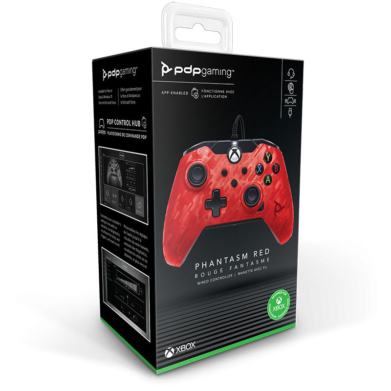 PDP 049-012-EU-CMRD Gaming Controller Red USB Gamepad Analogue / Digital PC, Xbox, Xbox One – image 7