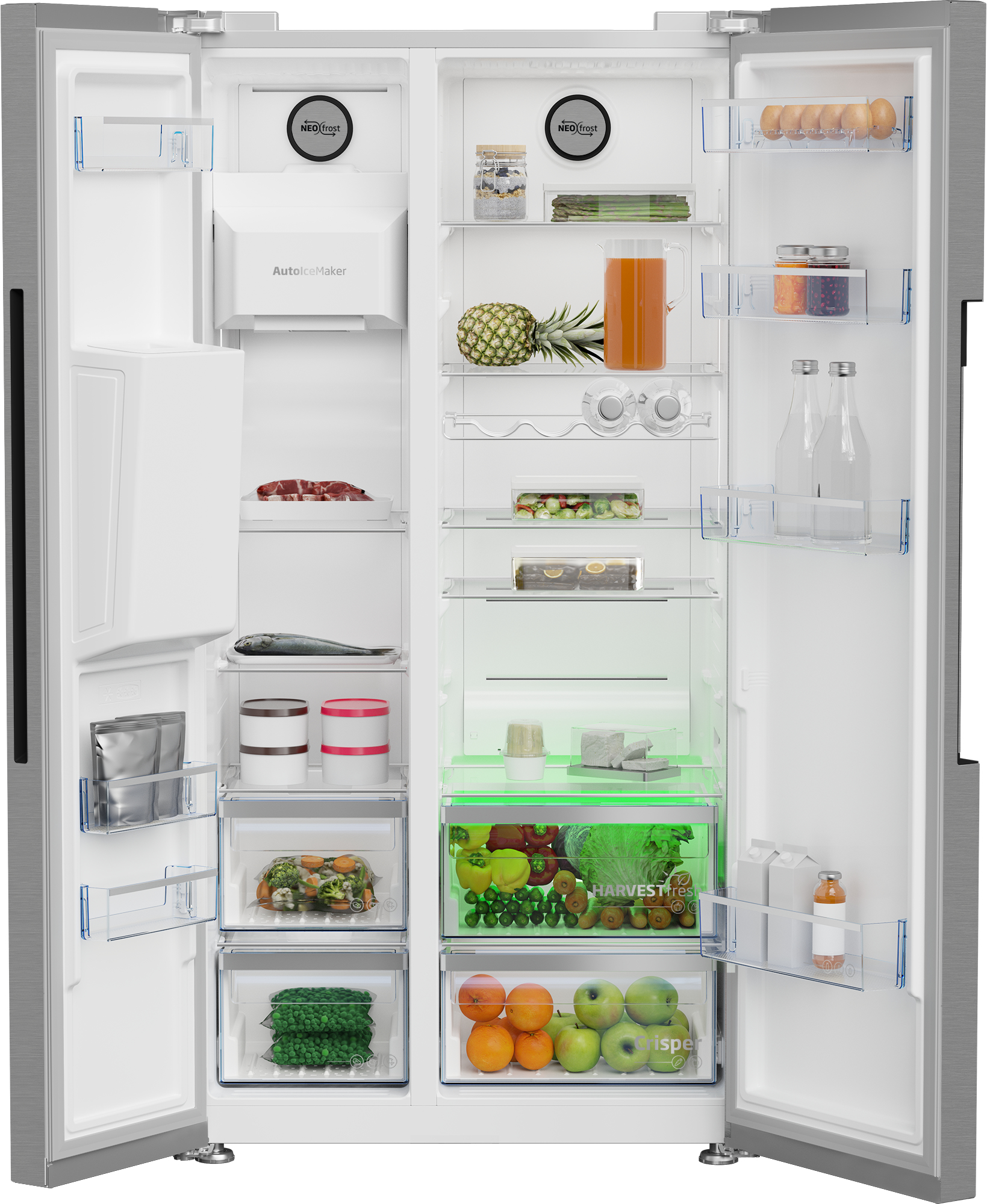 Beko ASP33B32VPS Freestanding American Style Fridge Freeze with HarvestFresh™ – image 8