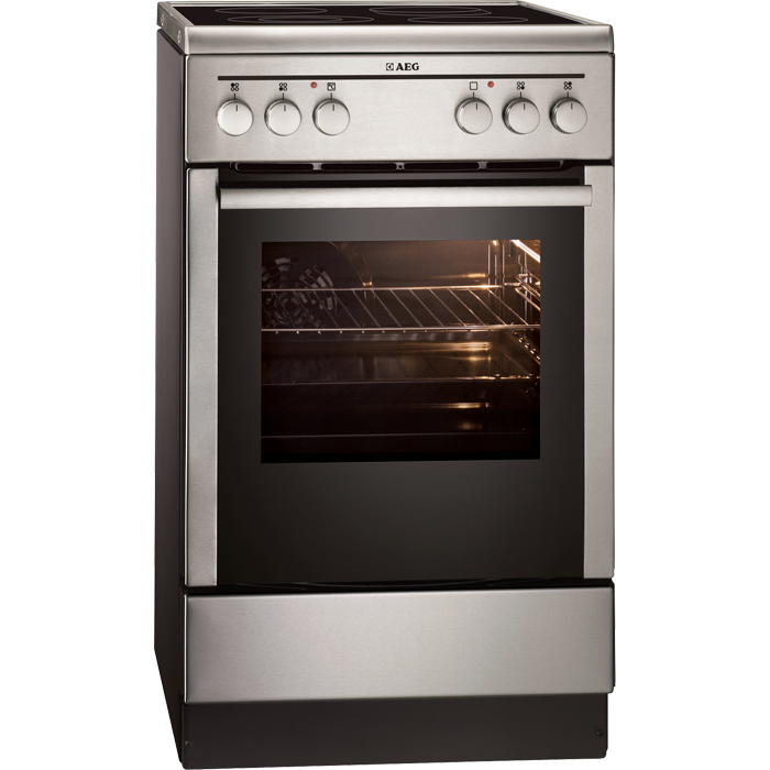 AEG 40095VD-MN Freestanding cooker Electric Ceramic hob Stainless steel