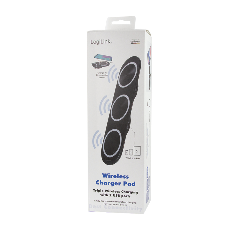 LogiLink PA0182 mobile device charger Smartphone Black DC Wireless charging Indoor – image 9