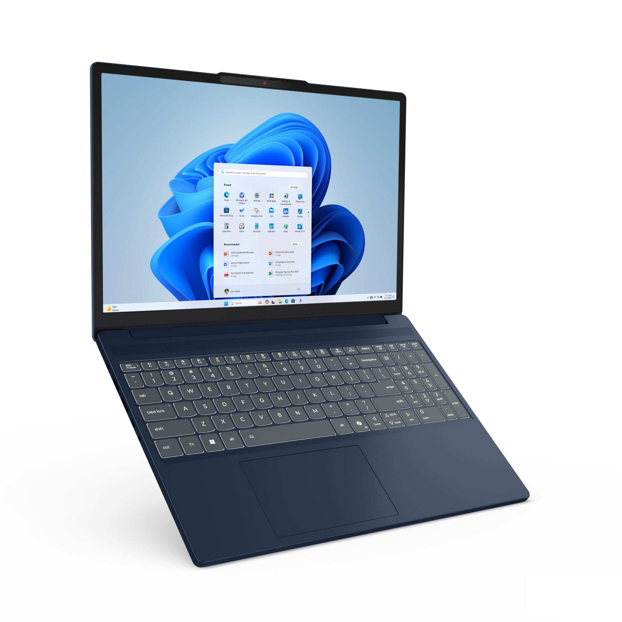 Portátil - Lenovo IdeaPad Slim 3 15IRH10, 15.3" WUXGA, Intel® Core™ i7-13620H, 16GB RAM, 1TB SSD, UHD Graphics, Windows 11 Home, Azul - imagen 3