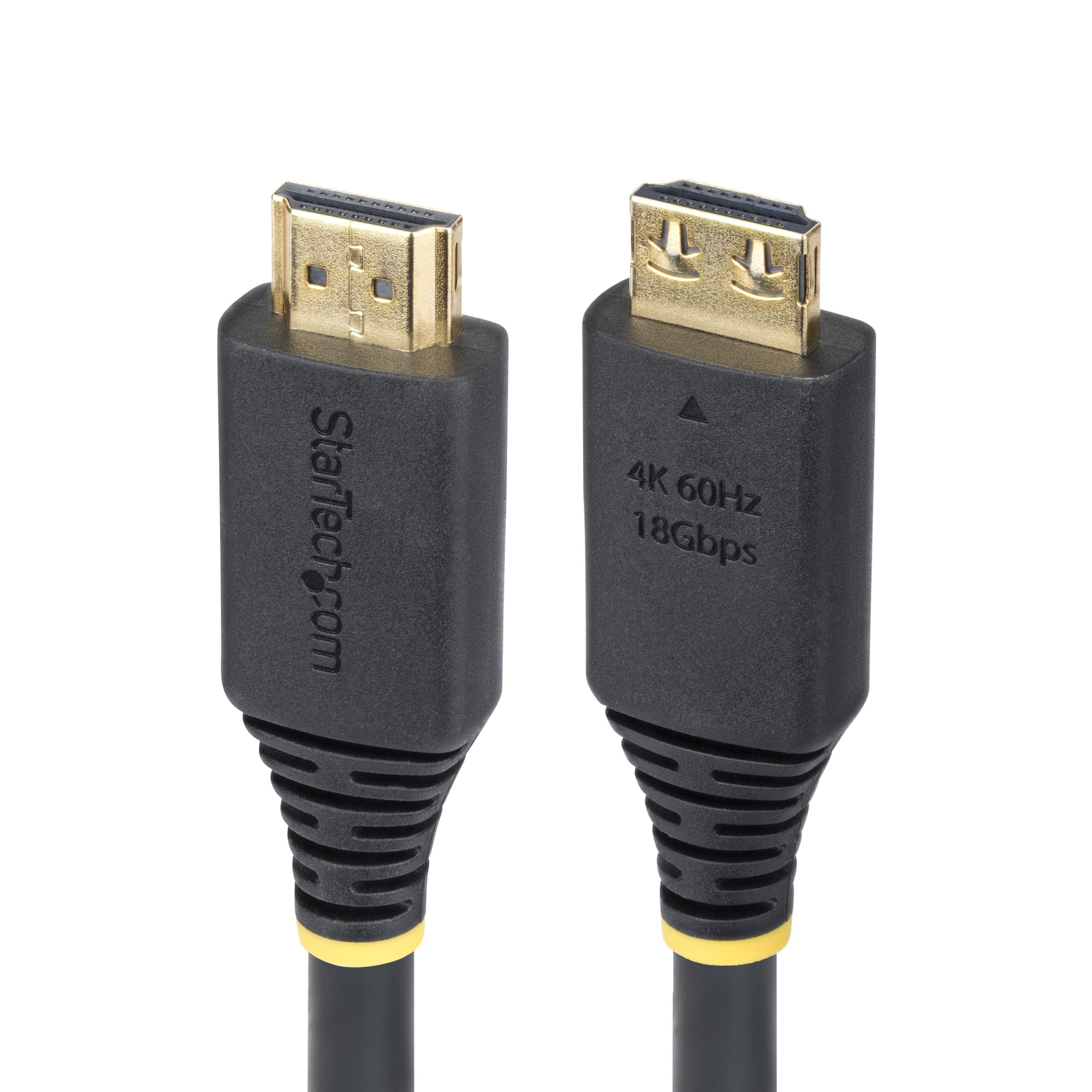 StarTech.com Cavo HDMI 2.0 ad Alta Velocità da 45m con Connettori a Scatto 4K 60Hz/1440p 144Hz HDR10/HDCP 2.2/ARC 18Gbps. Cave