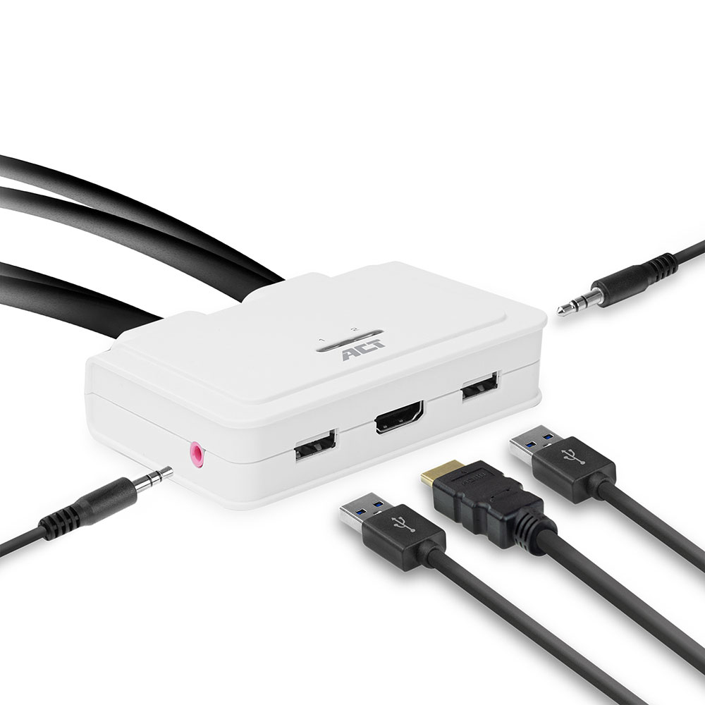 ACT AC7910 HDMI 4K KVM switch with fixed cables – image 6