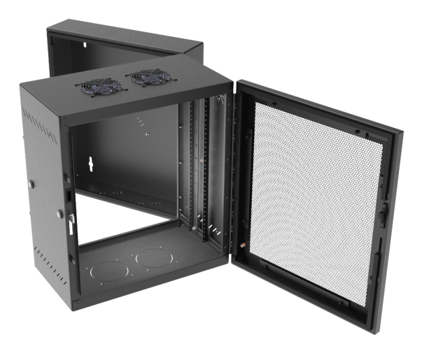 Vertiv GL2418WMM-B-AF rack cabinet 12U Wall mounted rack Black – image 3