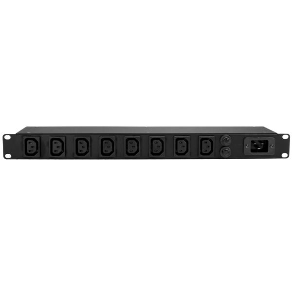 StarTech.com 8-Port Rack-Mount PDU with C13 Outlets - 16 A - 10 ft. Power Cord (CEE7/7) - 1U – image 2