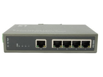 LevelOne 4 FE PoE + 1 FE Industrial Switch – image 2