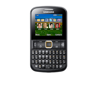 Samsung Ch@t 222 5.59 cm (2.2") 92 g Black