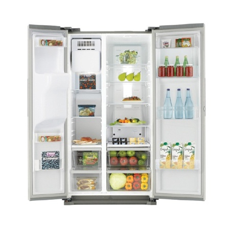 Samsung RS7568THCSL side-by-side refrigerator Freestanding – image 1