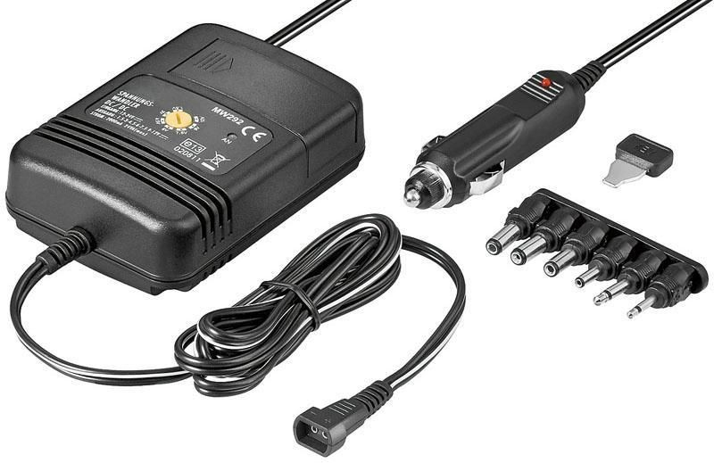 Techly IPW-NTS2000TY power adapter/inverter Auto Black