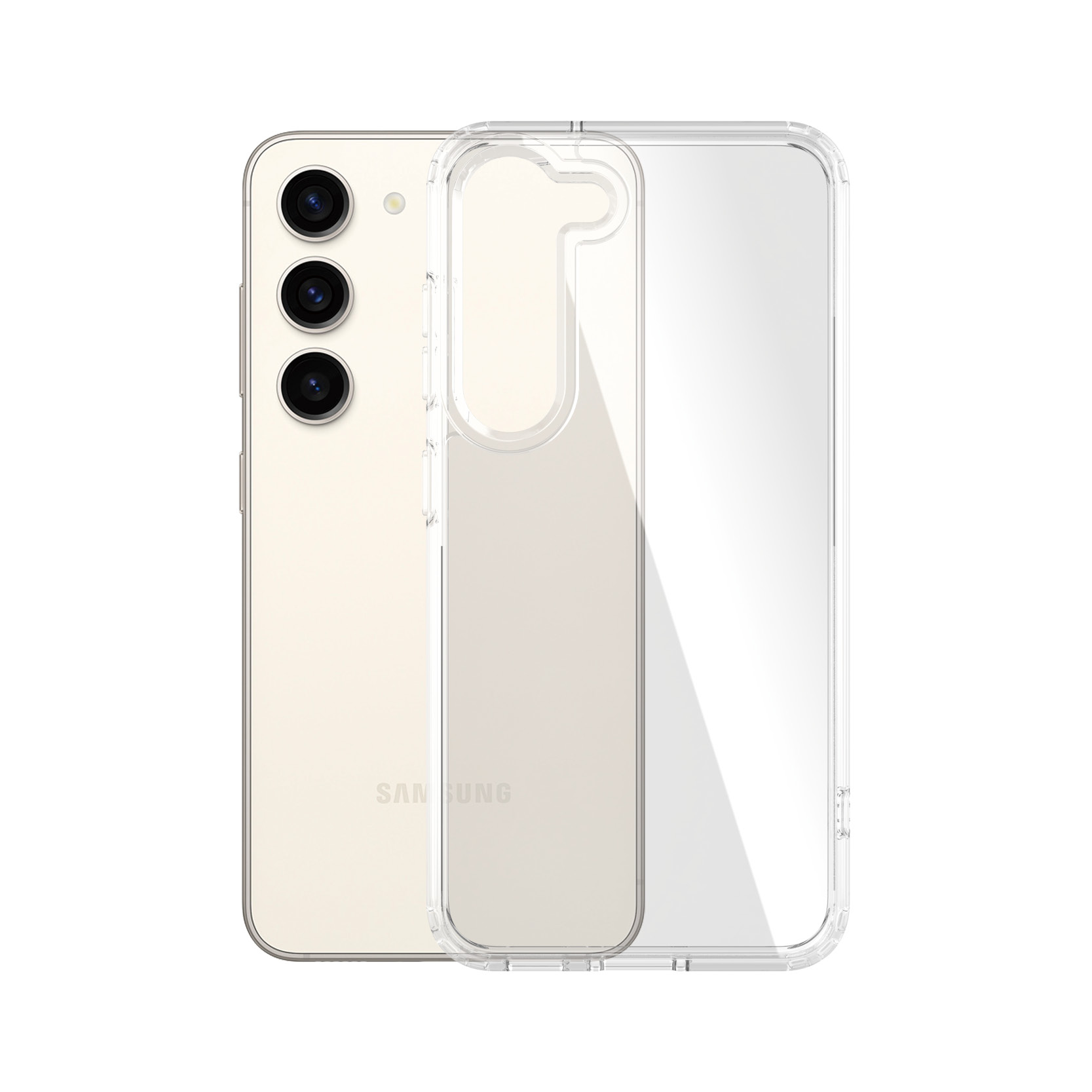 PanzerGlass® HardCase Transparent Samsung Galaxy S23 – image 1