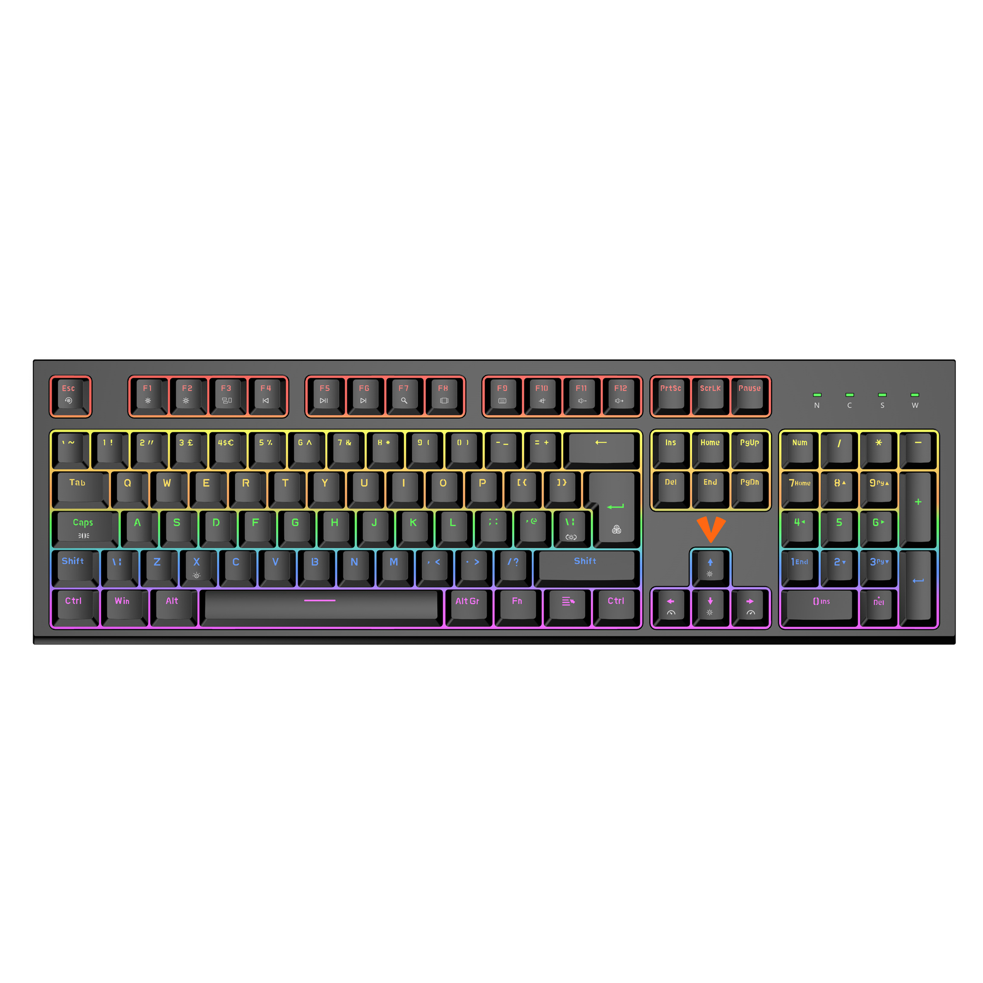 VIDA MAGNA MAGNETIC USB RGB KEYBOARD – image 1