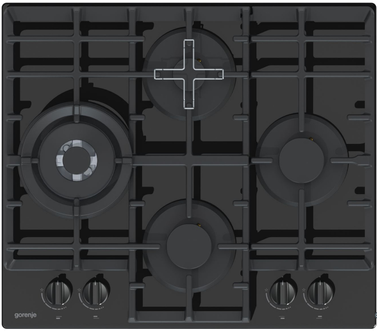 Gorenje GTW6D41B hob Black Built-in
