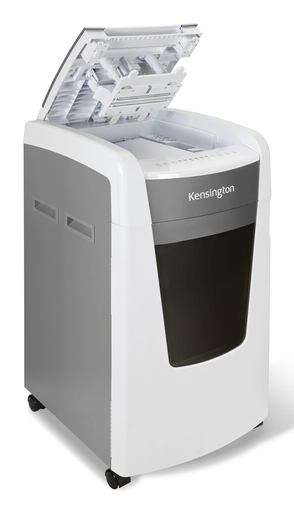 Resim Kensington OfficeAssist A6000 Mikro Kesim Kağıt İmha Makinesi, 55 dB, 2x15 mm Parçalama Boyutu, 110 L Hazne