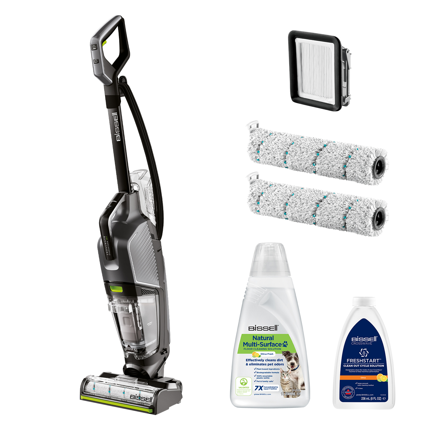 Bissell CrossWave Hydrosteam Pet Pro — vue 1 sur 1