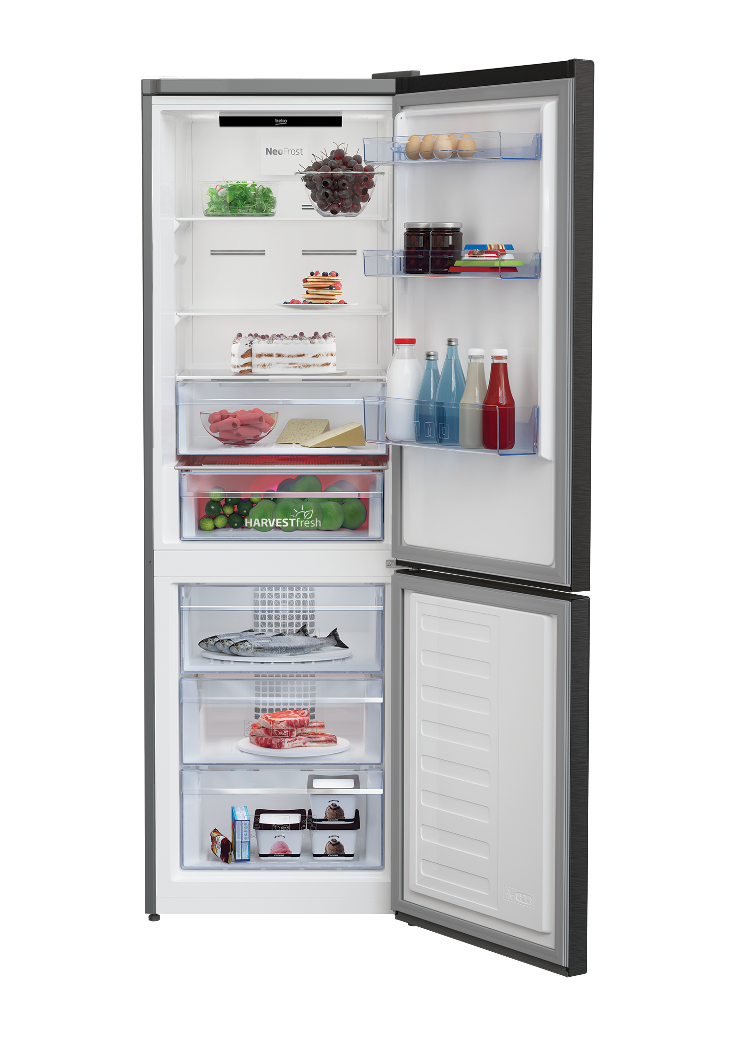 Beko RCNA366E40ZXBRN fridge-freezer Freestanding – image 5