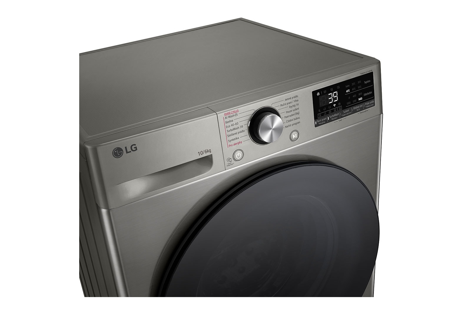 LG FCR7A06PG washer dryer Freestanding Front-load Silver – image 3