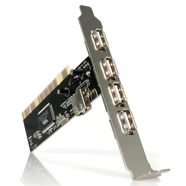 Tarjeta PCI USB Startech PCI420USB, 4x USB 2.0 Externos + 1x USB 2.0 Internos