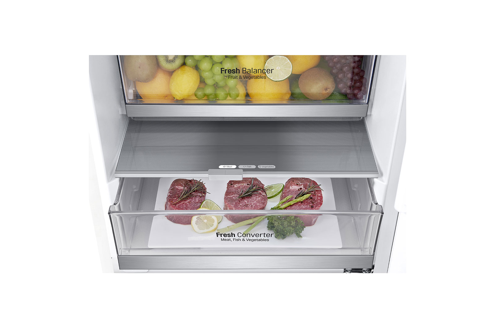 LG GBB72SWEZN fridge-freezer Freestanding – image 7