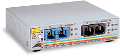 Allied Telesis 100FX (SC) MM to 100FX (SC) SM Media Converter, 40km