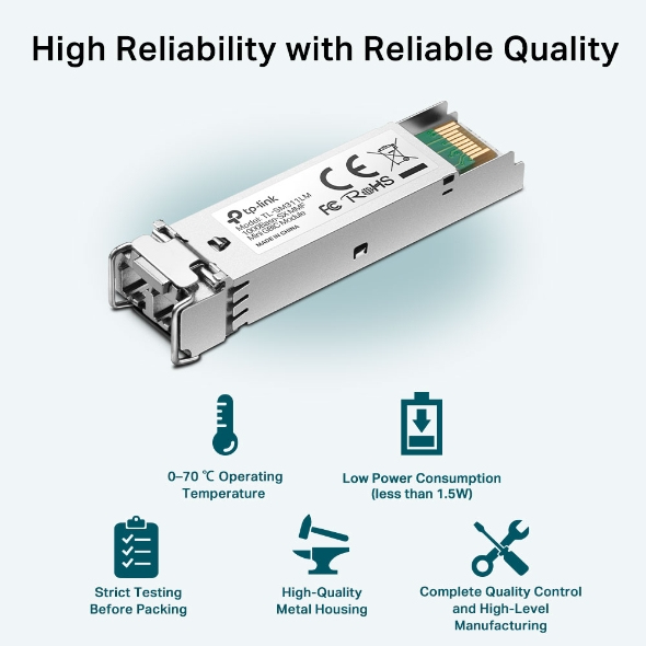 TP-Link Omada SFP 1000BASE-SX LC MiniGBIC Mm – image 3