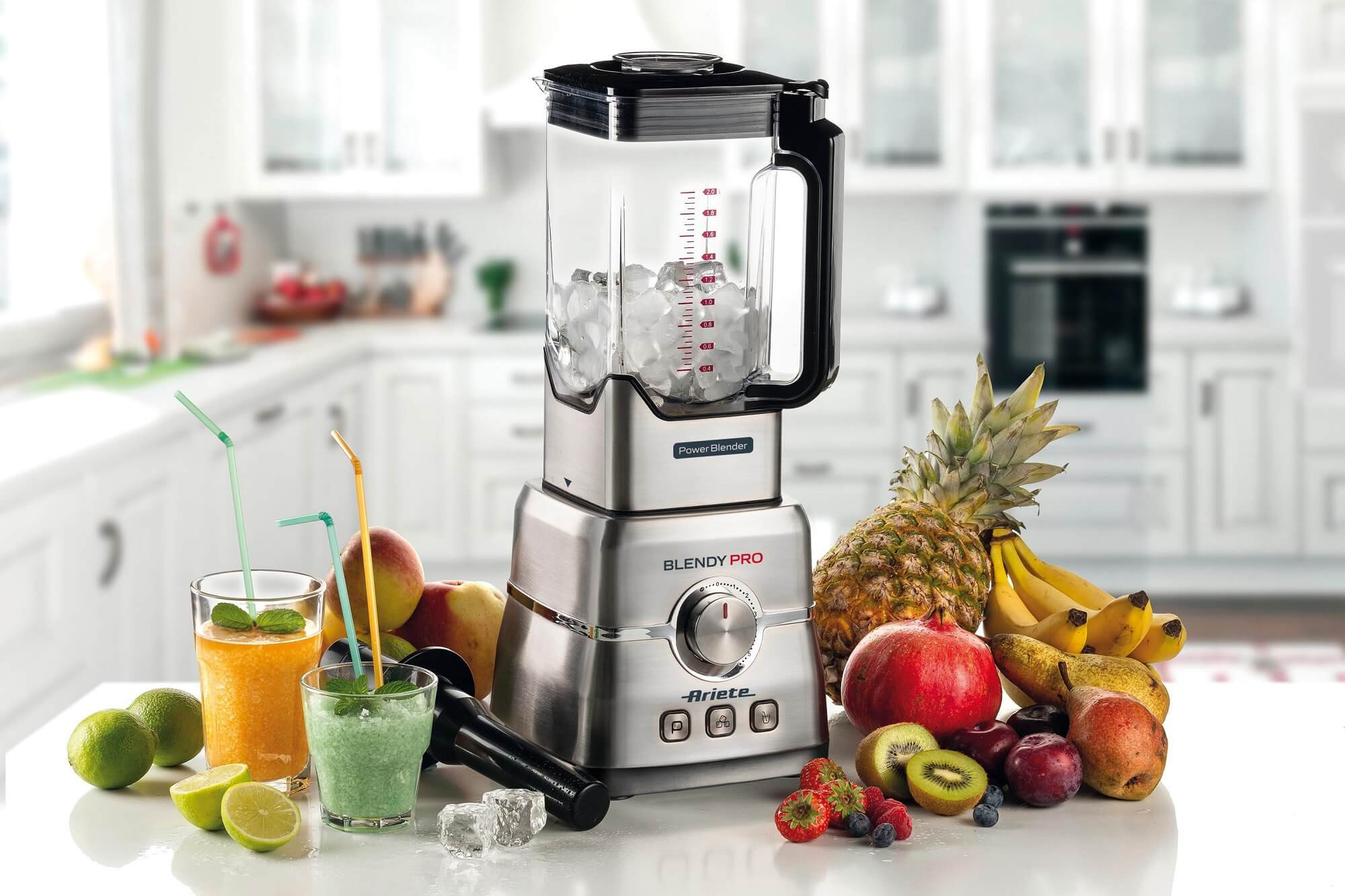 Ariete 0577/00 2 L Tabletop blender 2000 W Stainless steel – image 2