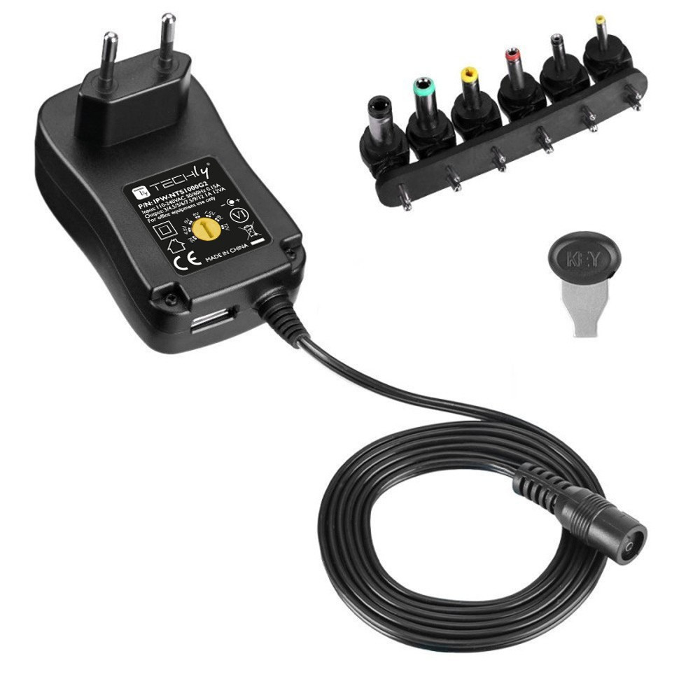 Techly IPW-NTS1000G2 power adapter/inverter Indoor – image 1