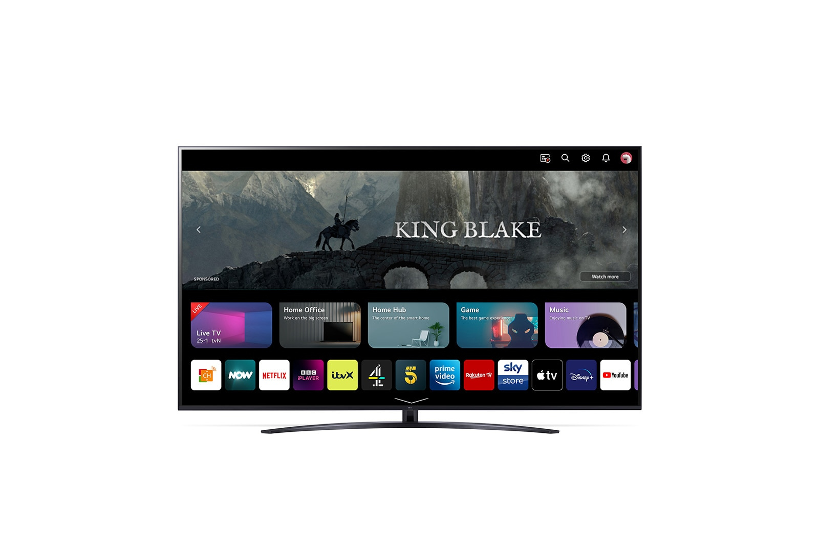 LG 86UR81006LA 2.18 m (86") 4K Ultra HD Smart TV Wi-Fi Black – image 4