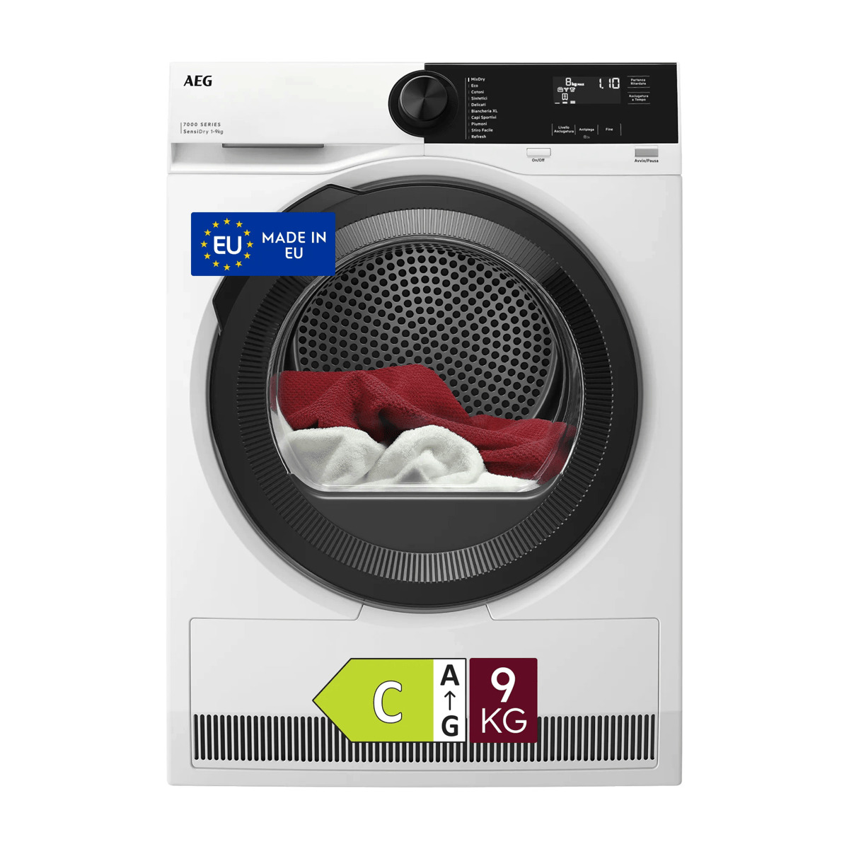 AEG TR7HE1C9 tumble dryer Freestanding Front-load – image 1