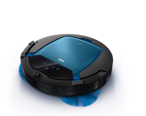 Philips SmartPro Active FC8830/82 robot vacuum Black, Blue – image 2