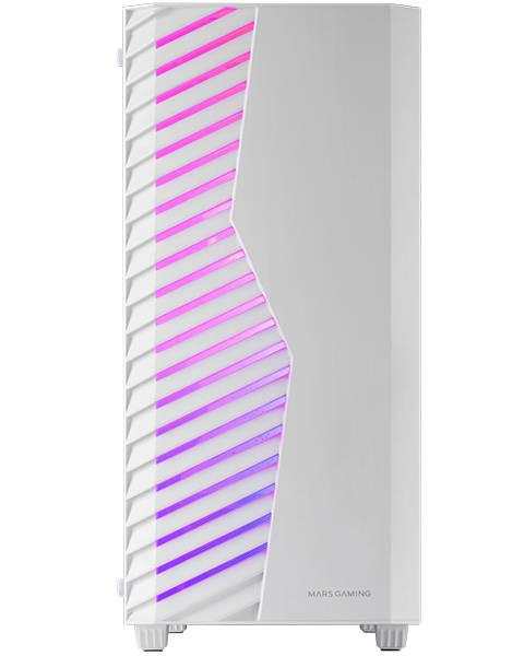 Mars Gaming MC-VOLTW Midi Tower Bianco